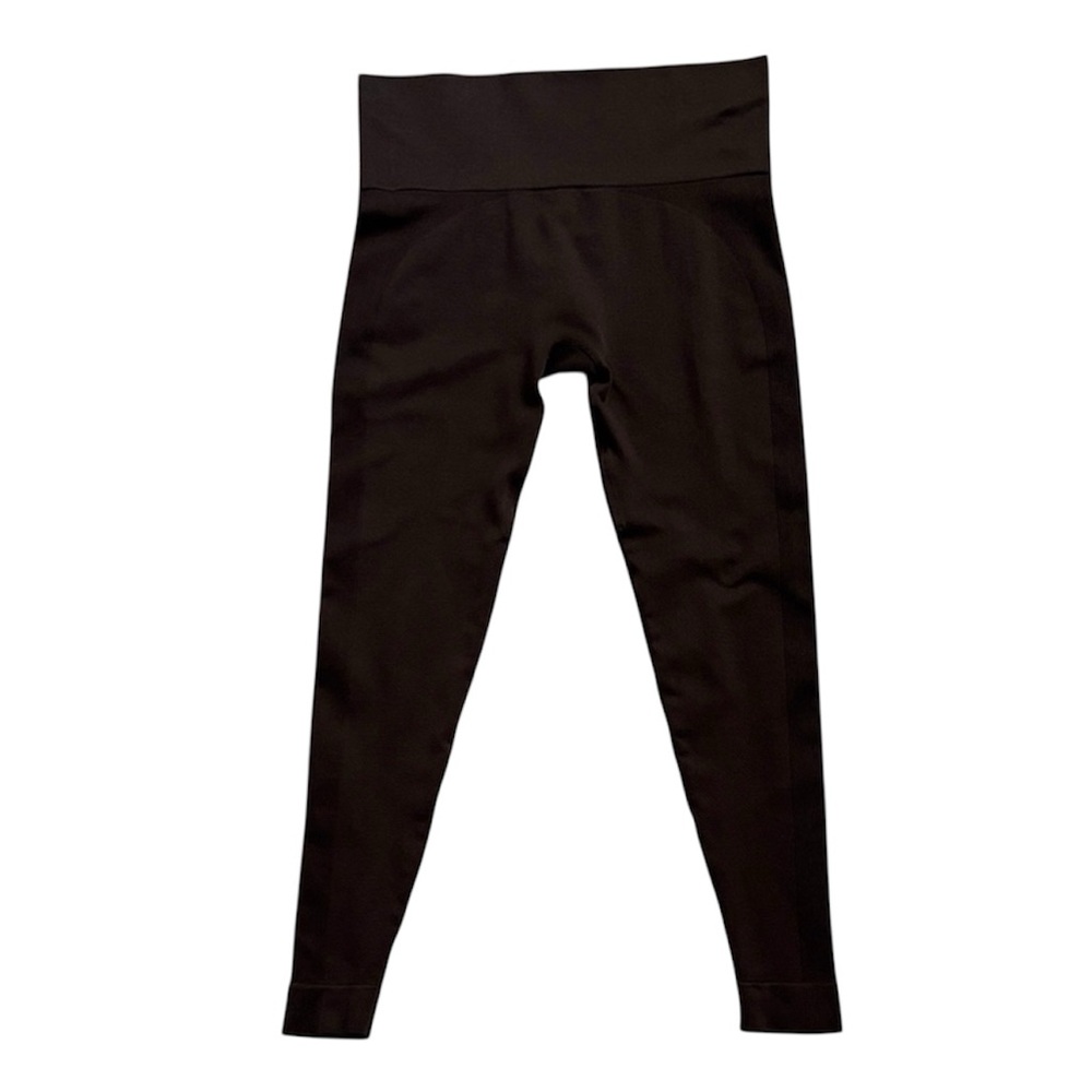 SET Active Dark Brown Leggings Size Large